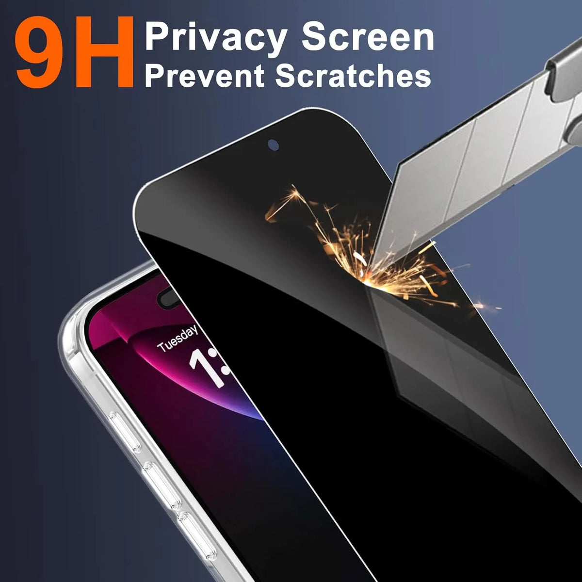 Iphone 17 Pro Max Case Clear, Magnetic Iphone 17Promax Case with Privacy Screen Protector Compatible with Magsafe Shockproof Slim Phone Case for 17 Pro Max Cover, Transparent.